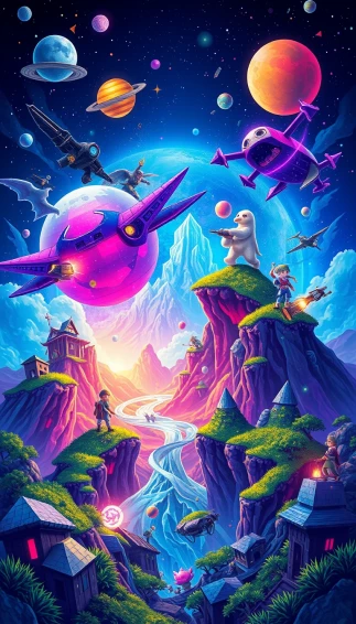 Video Game Phone Wallpaper