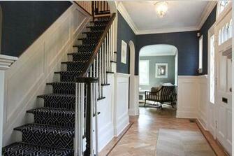 Navy Grasscloth Gorgeous Homes Architecture