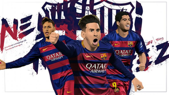 Neymar Messi Suarez Poster Image
