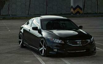 Black Honda Accord HD Wallpaper Coupe