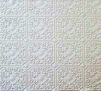 Paintable Wallpaper Small Tile Ceiling Look Sq Ft Roll148