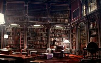 Library Desktop Wallpaper One Filled Background