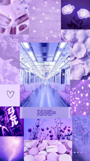 Purple Aesthetic iPhone Wallpaper