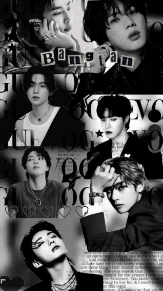 Black Bts Aesthetic Wallpaper