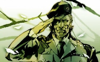 Mgs Big Boss Snake Wallpaper