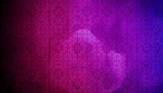 Purple Retro Wallpaper