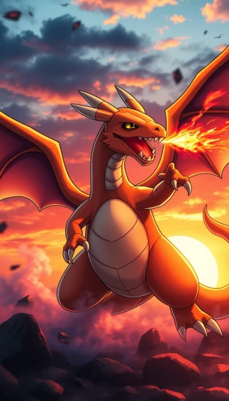 Charizard Phone Wallpaper