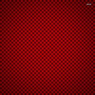 Red Checkered Pattern Wallpaper Digital Art