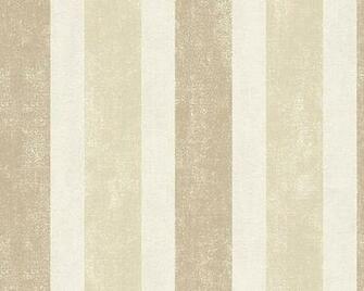 Non Woven Wallpaper Stripes Beige Brown Sch Ner Wohnen