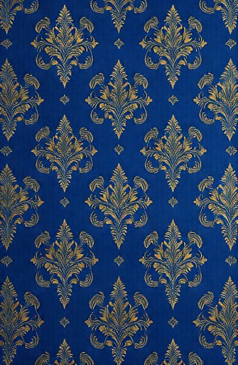 Royal Blue And Gold Wallpaper