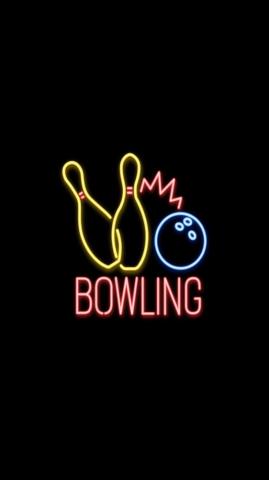 Neon Neonlights Bowling Wallpaper Neonwallpaper Aesthetic