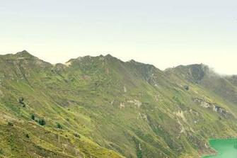 Quilotoa Lake 1080p 2k 4k 5k HD Wallpaper