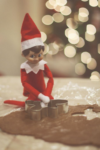 Elf On The Shelf Gingerbread Cookies