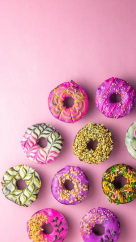 Pink Donut Pictures Image