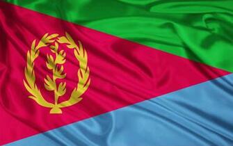 Eritrea Flag Wallpaper Stock Photos