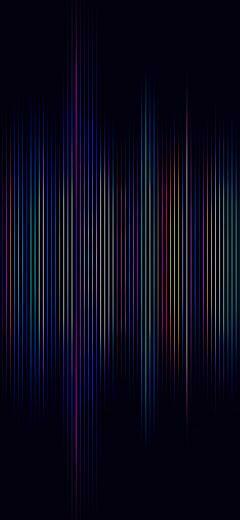 Multicoloured Wavelength Wallpaper iPhone