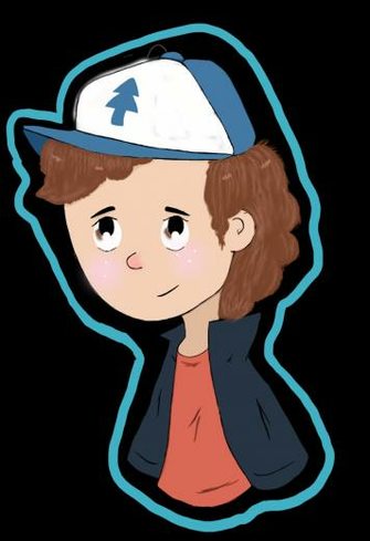 Dipper Pines Gravity Falls By Monochromepotato