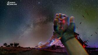 Cs Go Space Karambit Wallpaper By Burakaydnz