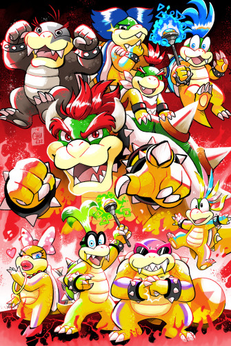 Bowser And The Koopalings By Chu Fur Affinity Dot Net