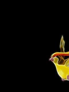 Pokemon Black Background Pidgeotto Tauboga Oely
