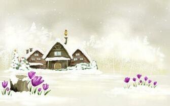 Cartoon Winter Wallpaper