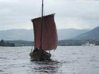 Viking Ship Scandinavia Wallpaper