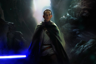 Star Wars Lightsaber Rey Movie Wallpaper