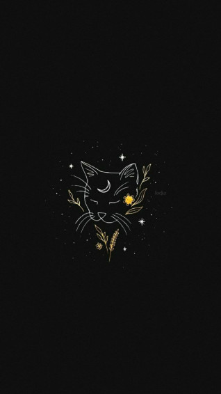 Lockscreens On Cute Black Wallpaper Witchy