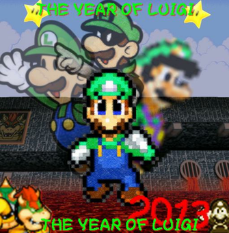 The Year Of Luigi Poster By Superluigi7900mugen