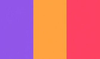 Navy Purple Neon Carrot And Fuchsia Solid Three Color Background