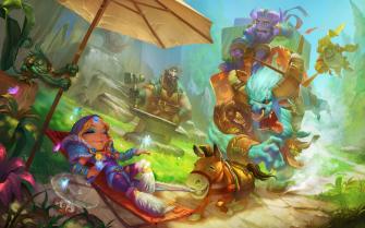 Artstation Dota2 Ti5 Maiden Expressdelivery Dong Cheng Dota