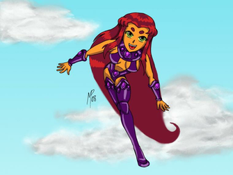 Starfire Wallpaper
