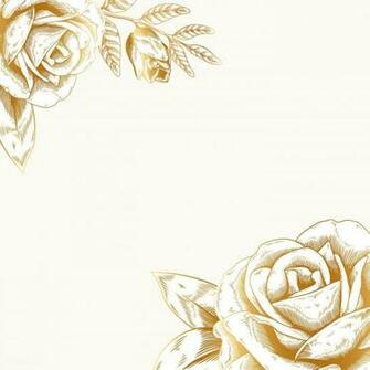 Hand Drawn Rose Framed Background Vector Image By Rawpixel