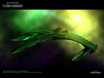 Romulan Bird Of Prey Star Trek Nemesis Computer
