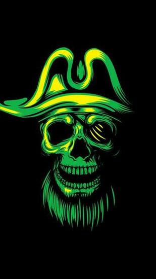 Pirate Skull HD Wallpaper For Your Mobile Phone