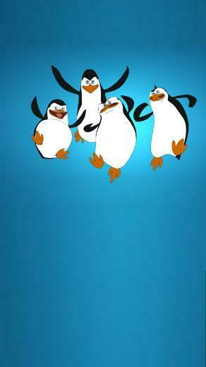 HD Penguins Of Madagascar Mobile Wallpaper Blue