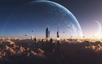 Sci Fi Futuristic City Cities Art Artwork Wallpaper HD