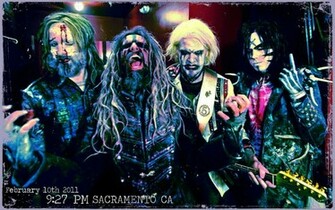 Metal Heavy White Zombie Rob Wallpaper Background