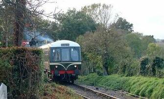 Diesel Locomotive Climbs Into Tenterden Town Station