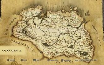 Pin Skyrim Map Wallpaper With Pixel