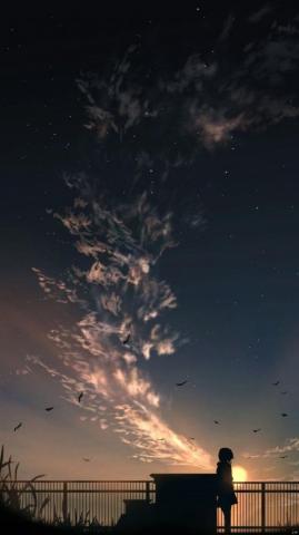 Final Light Original Moescape Anime Scenery Wallpaper