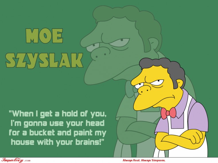 Simpsons Character Wallpaper Crazy