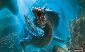 Dragons Monster Hunter Lagiacrus Wallpaper