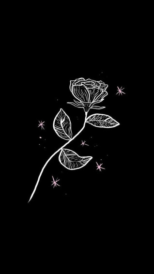 Dream Girl Cute Black Wallpaper