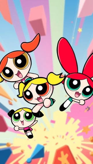 Powerpuff Girls Phone Wallpaper
