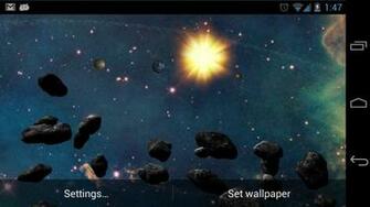 Asteroid Belt Live Wallpaper Android Res At Quality