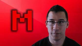 Markiplier iPhone Wallpaper With Logo By
