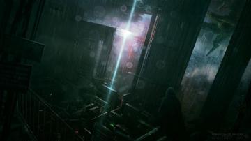 Futuristic Mech Cg Digital Dark Scifi Storm Cities