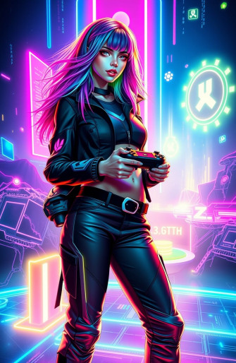 Game Girl Wallpaper