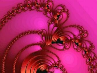 Fractal Art Wallpaper Copper On Pink Color Me Beautiful